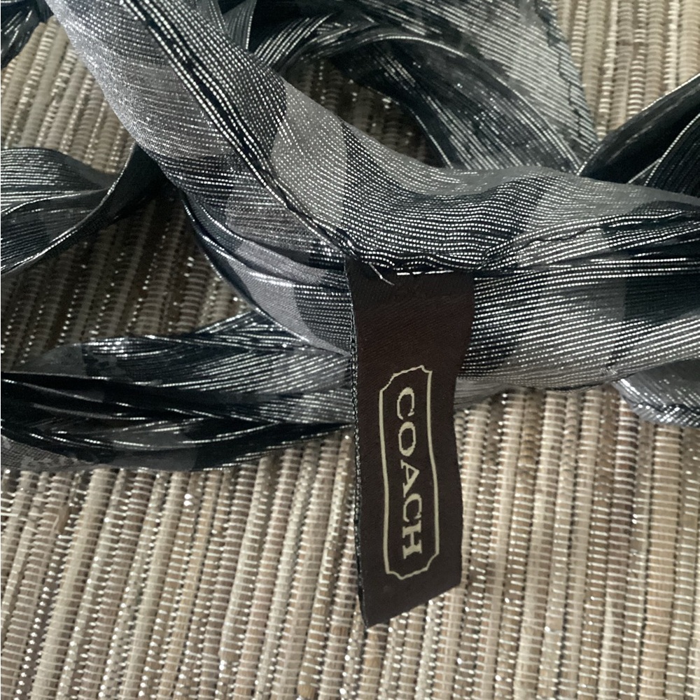Coach Silk Scarf - Picture 6 of 7